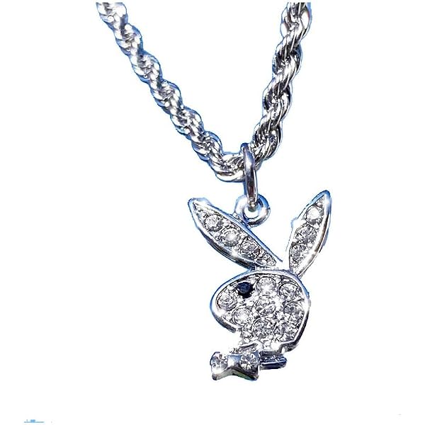 HOPE INSPIRED Playboy Necklace with Bunny Heart Pendant (Play Boy
